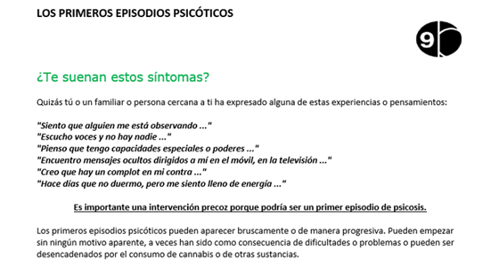Los primeros episodios psicóticos