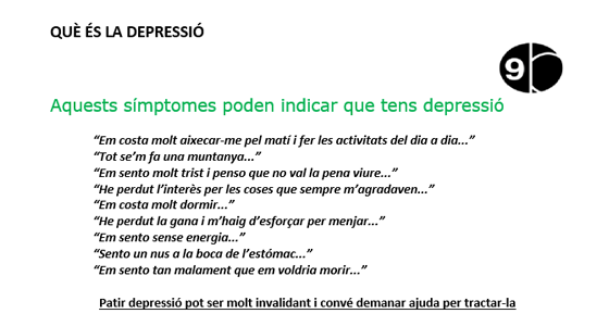 Què ès la depressió